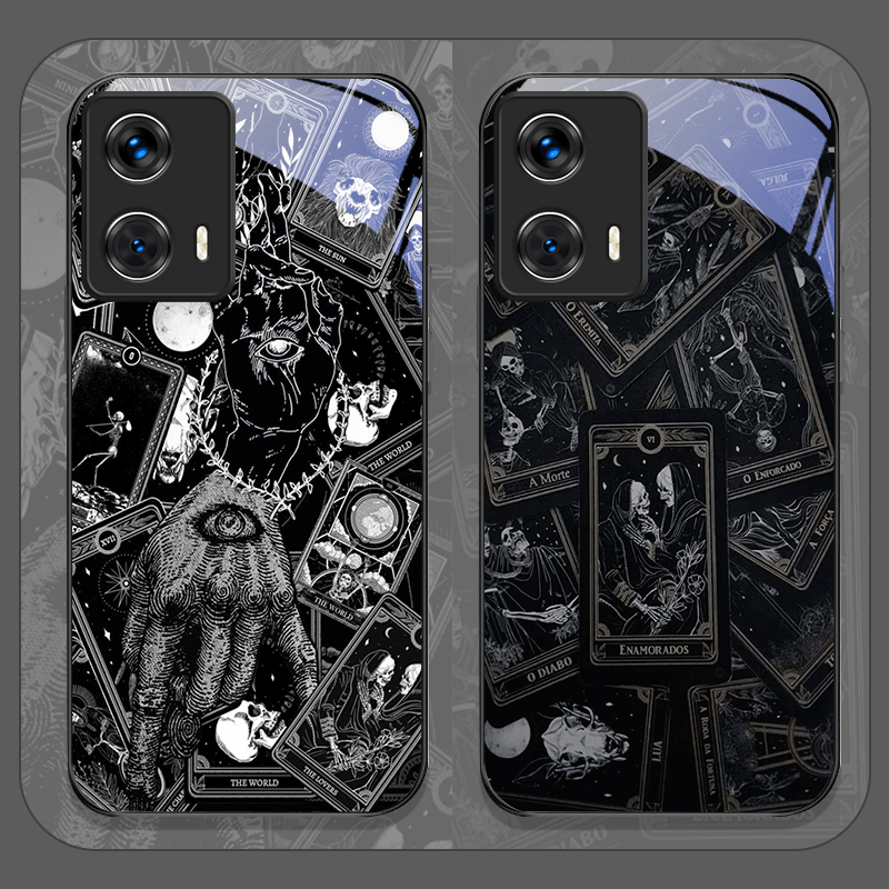 Phone Cases Vintage - Coque de téléphone en verre trempé