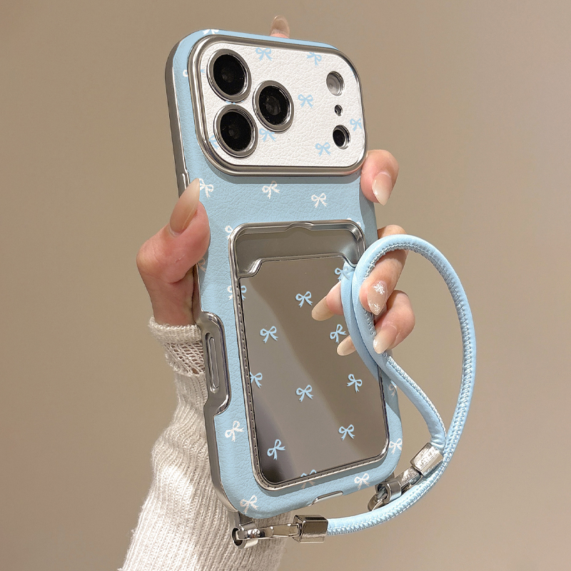 Phone Cases With Card Holder - Étui de téléphone mignon avec miroir