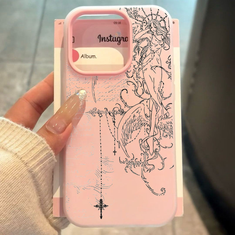 Samsung Galaxy A55 - Coque de téléphone style gothique avec