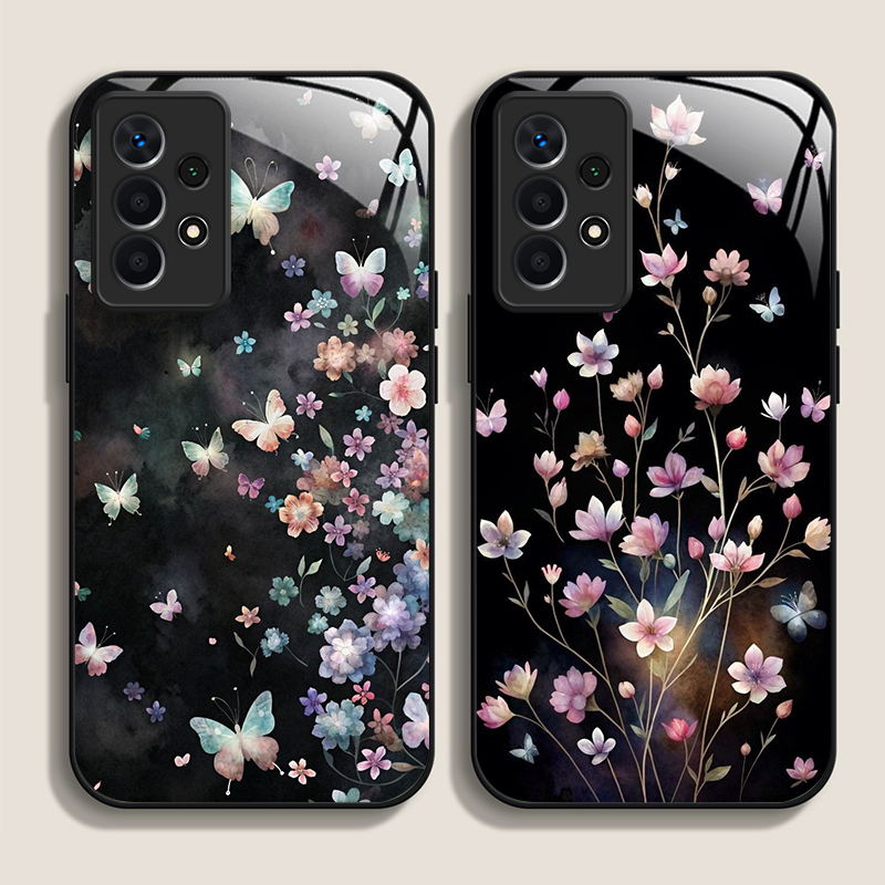 Phone Cases Vintage - Coque de téléphone en verre trempé,