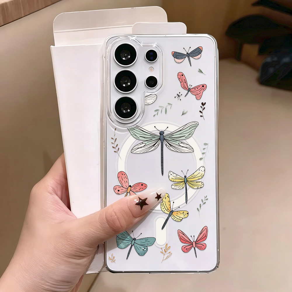 Phone Cases Quality - Coque de téléphone transparente magnétique papillon