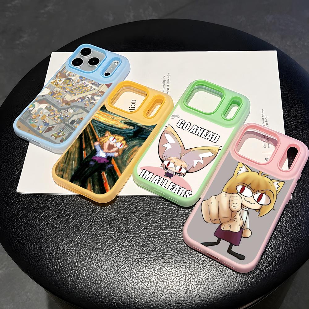 Phone Cases With Card Holder - Coque de téléphone Neco Arc Funny