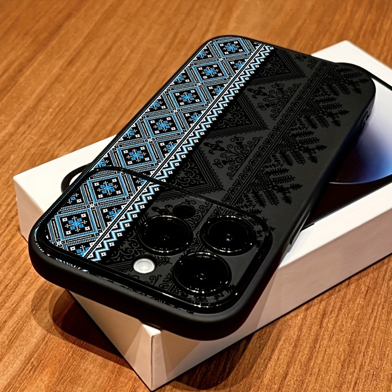 Phone Cases Vintage - Coque de téléphone souple antichoc noire