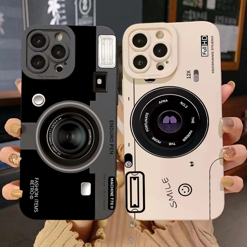Phone Cases Vintage - Coque de protection souple en silicone