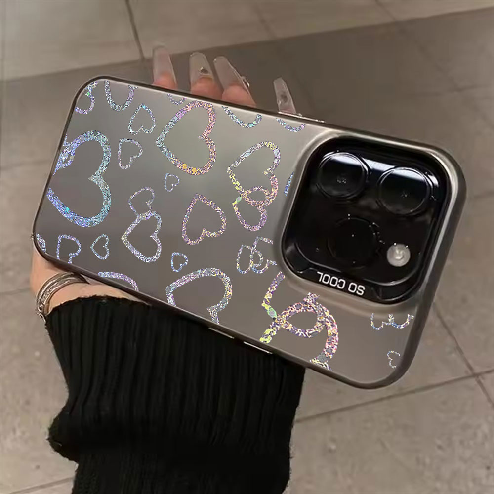 Coque colorée à imprimé cœur p - Phone Cases Mous avis et prix