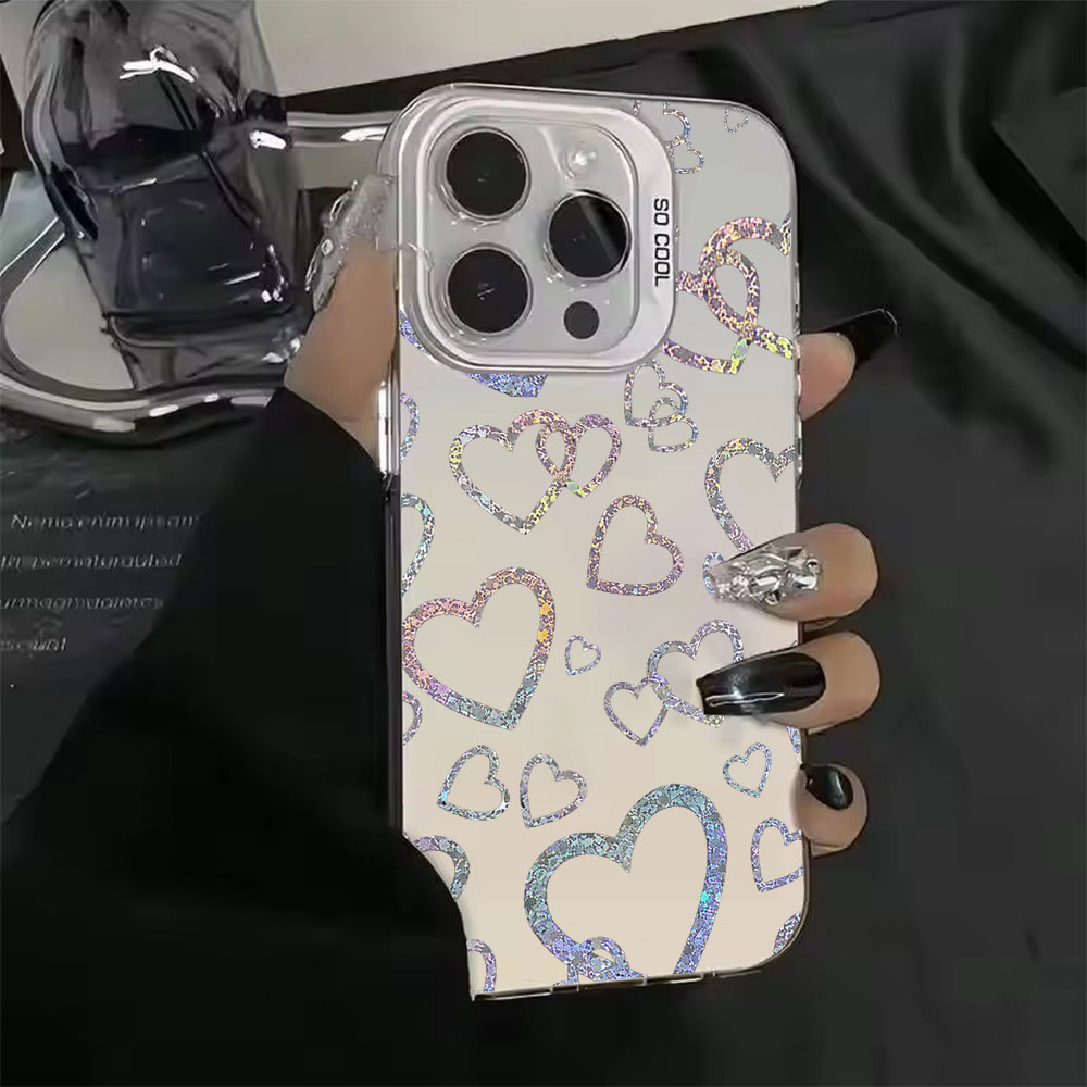 Coque colorée à imprimé cœur p - Phone Cases Mous avis et prix