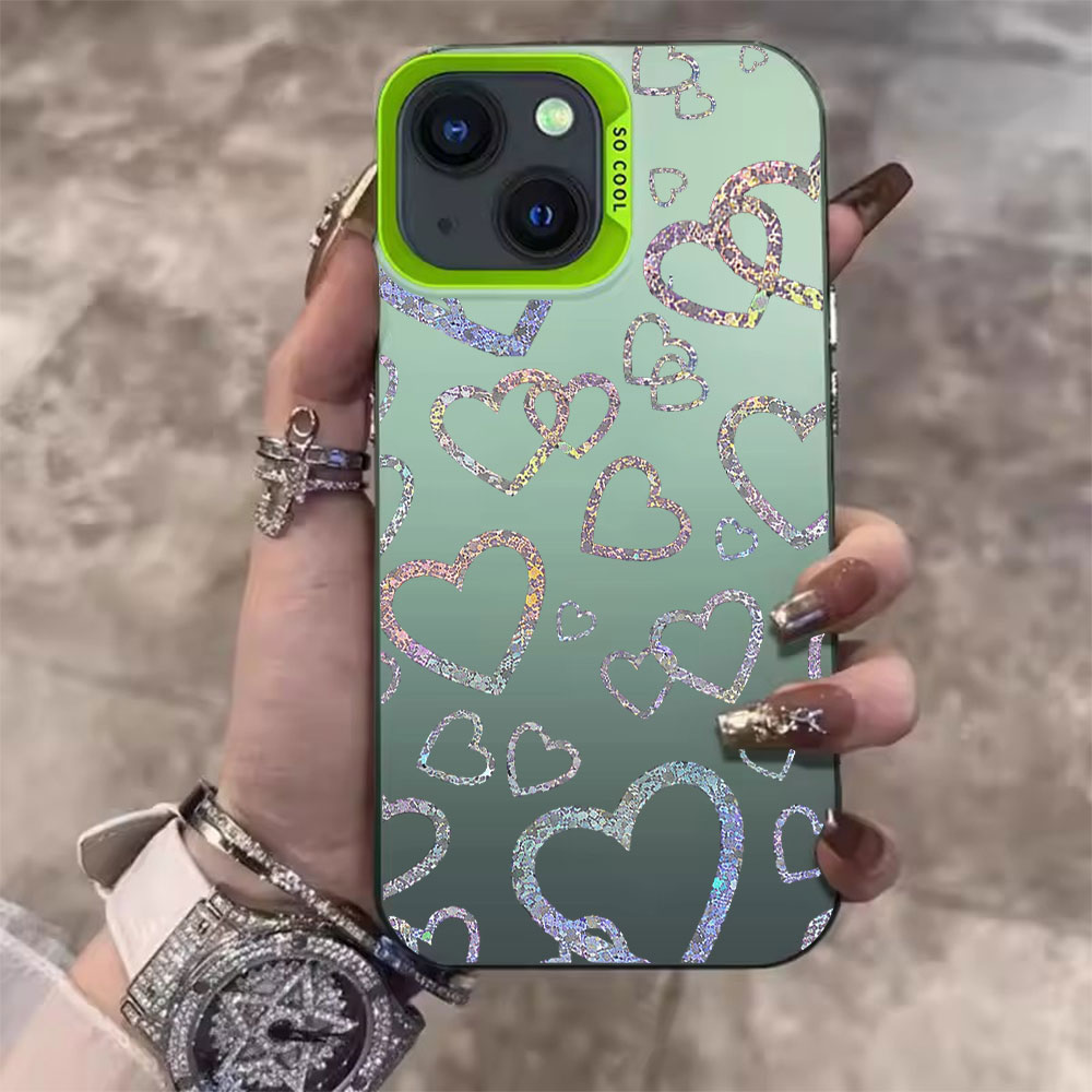 Coque colorée à imprimé cœur p - Phone Cases Mous avis et prix