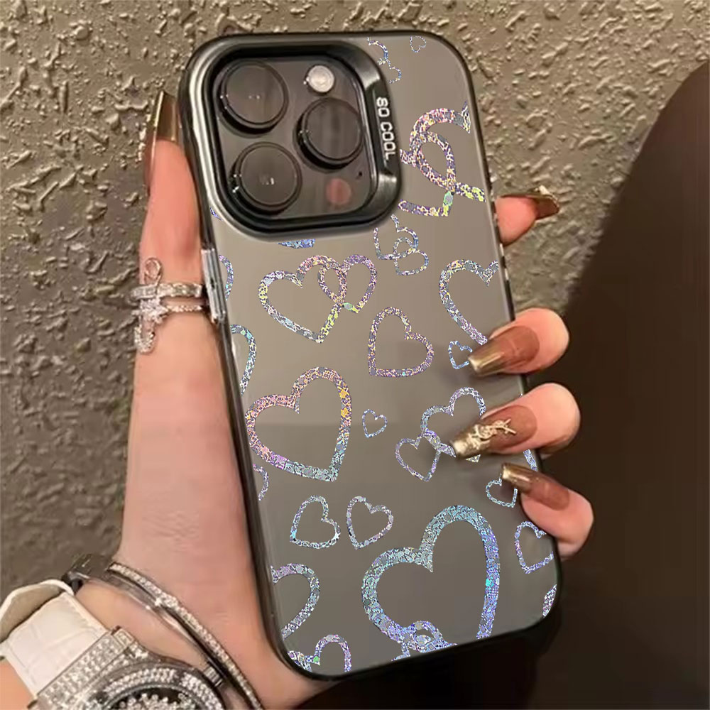 Coque colorée à imprimé cœur p - Phone Cases Mous avis et prix